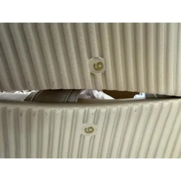 Steve Madden Leather Mona Platform Cream Bone Sandals 9 NEW No Box - Picture 7 of 8